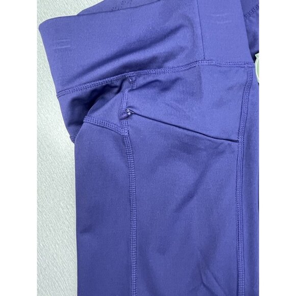RAG Plus Navy Blue Womens High Waist 9" Inseam Shorts Stretch Zip Pockets 3X - Picture 3 of 11